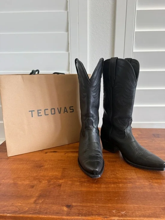 Tecovas Annie Black Women's Cowgirl Boots - Picture 3 of 9